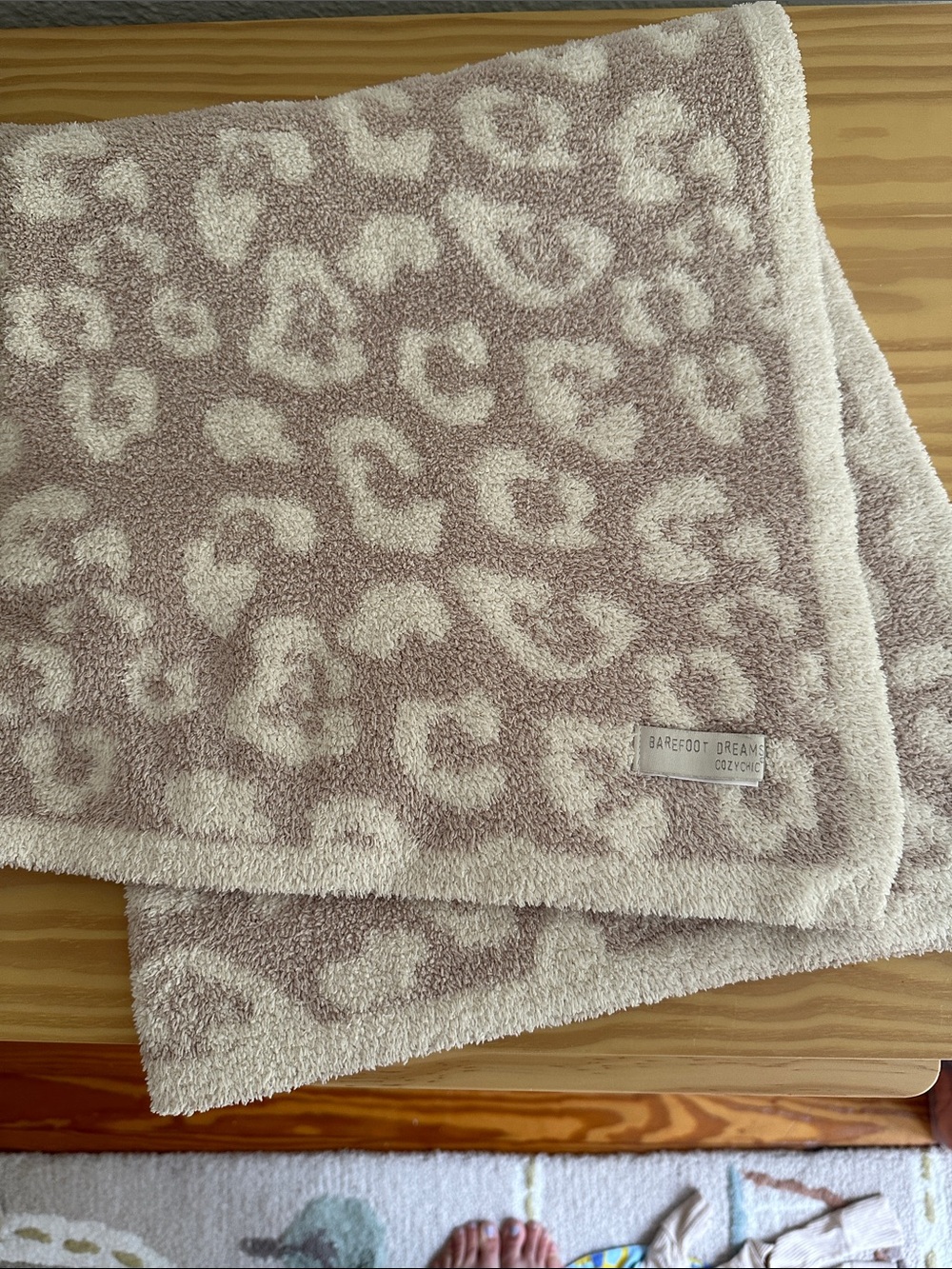 CozyChic® Barefoot In The Wild Baby Blanket - Picture 3 of 3